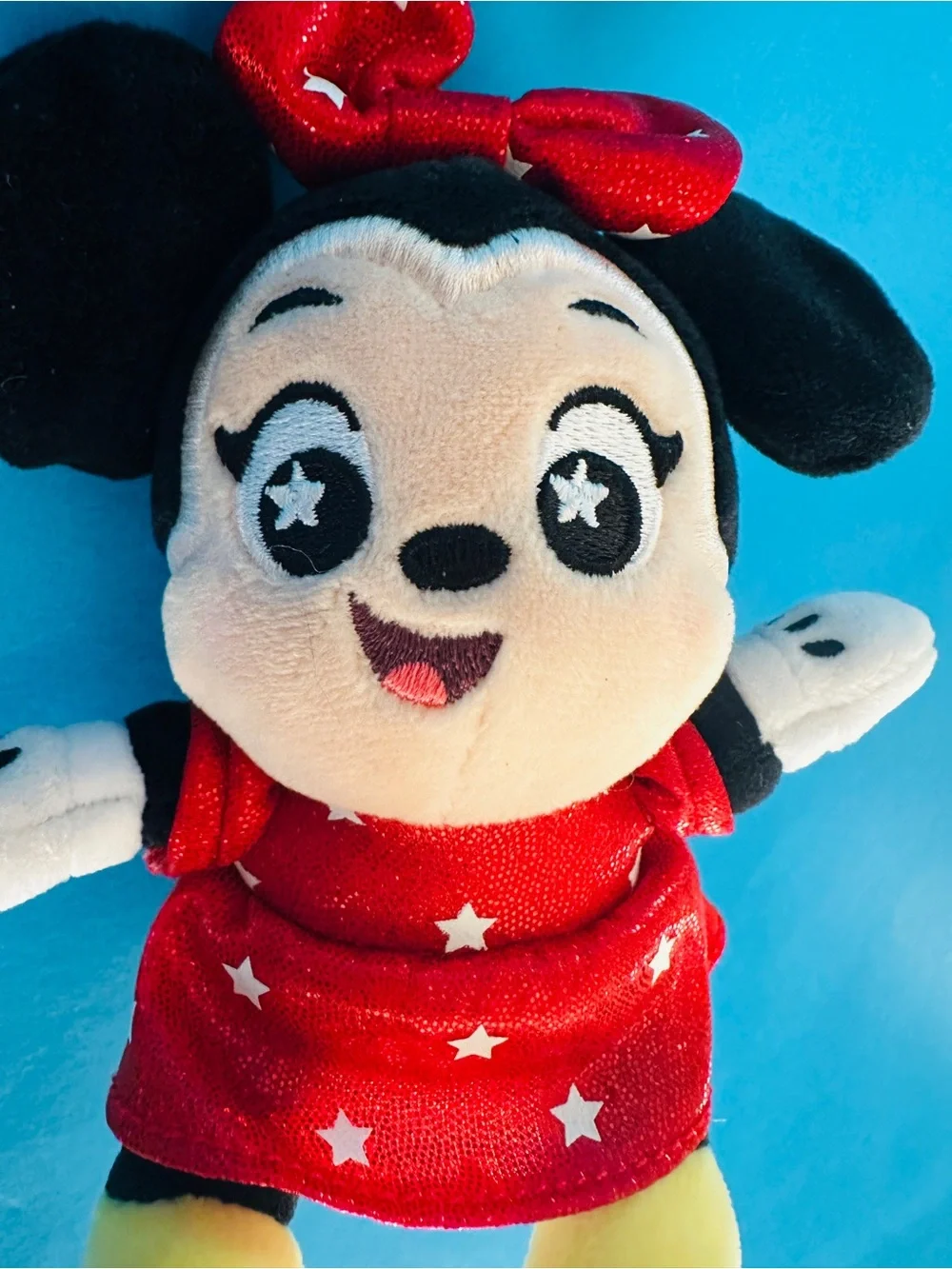 Disney Parks Mickey & Friends Wishes Shimmer Minnie Mouse Plush 2025 5.5”